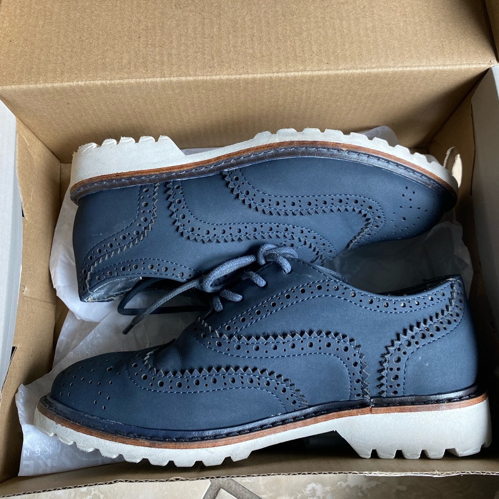 Blue Kenneth Cole Dress Shoes